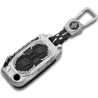 Keycept Metal Armor Key Cover with Keychain(Type M4)