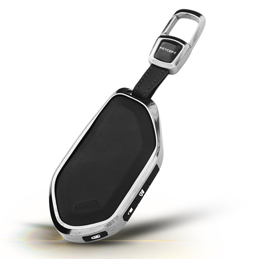 Kia Titane Crest Car Key Cover with Keychain ( Type M7)