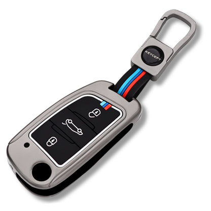 Keycept Metal Alloy Car Key Cover for Universal B11 DS aftermarket remote Key Cover with Keychain (Type M1)