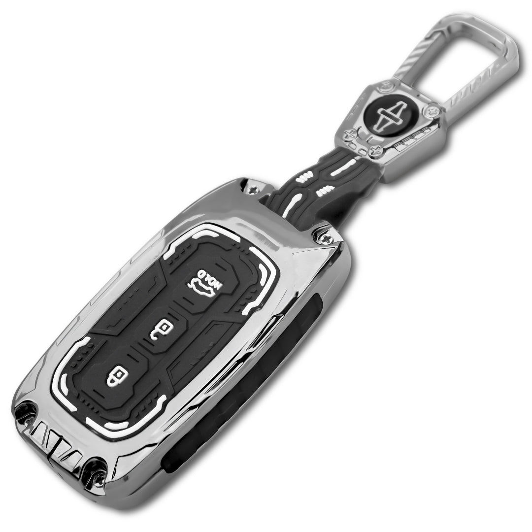 KEYCEPT Metal Armor Key Cover with Keychain.(Type M4)