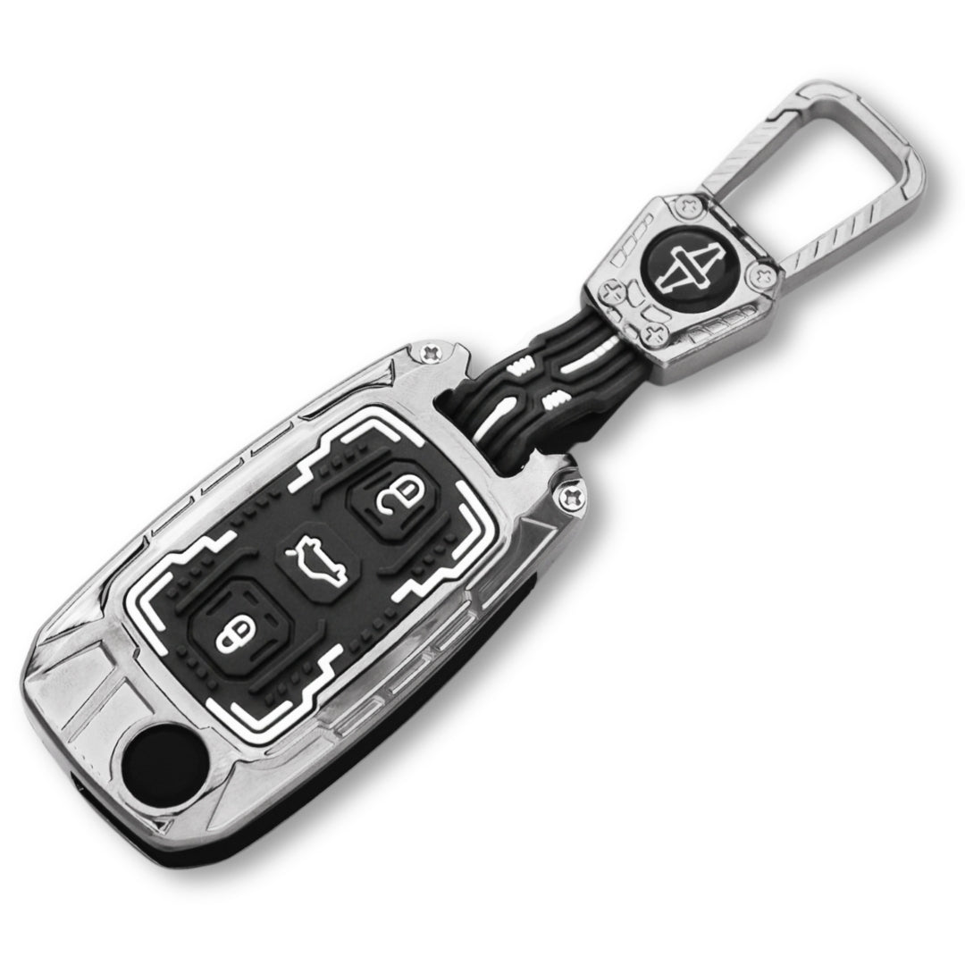Keycept Metal Armor Key Cover with Keychain.(Type M4)