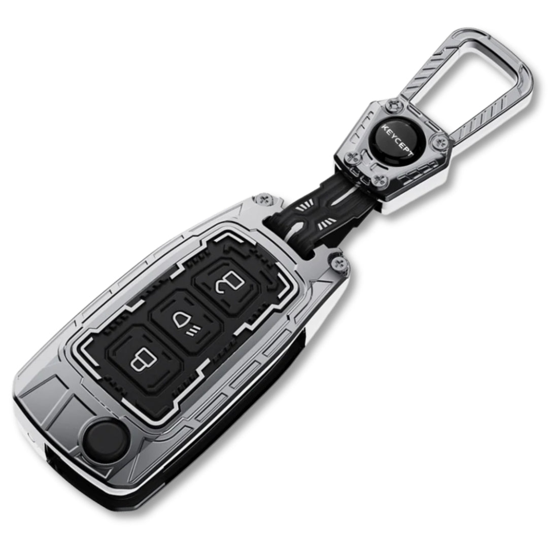 Tata Metal Armor Car Key Cover with Keychain (Type M4)