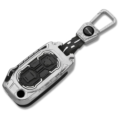 Kia Metal Armor Car Key Cover with Keychain (Type M4)