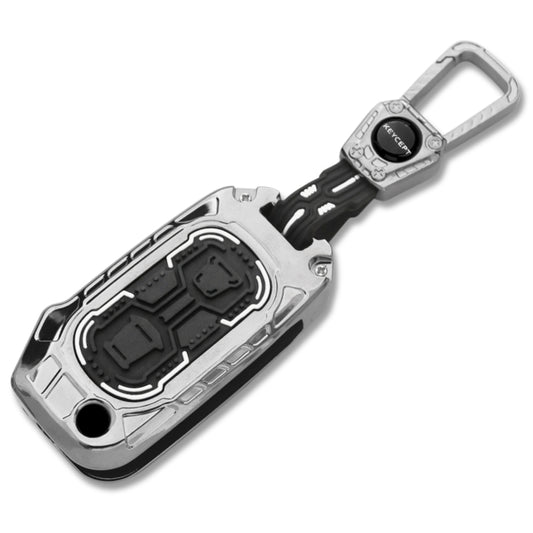 Kia Metal Armor Car Key Cover with Keychain (Type M4)