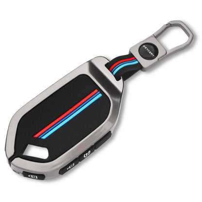 Keycept Metal Alloy Key Cover Compatible with  Kia Syros, EV6, EV9, Carnival, Seltos 2026 - 4 Button Smart Key with Keychain