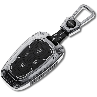 Tata Metal Armor Car Key Cover with Keychain (Type M4)