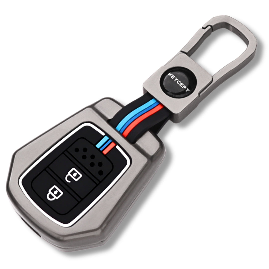 Honda Metal Key Cover with Keychain (Type M1)