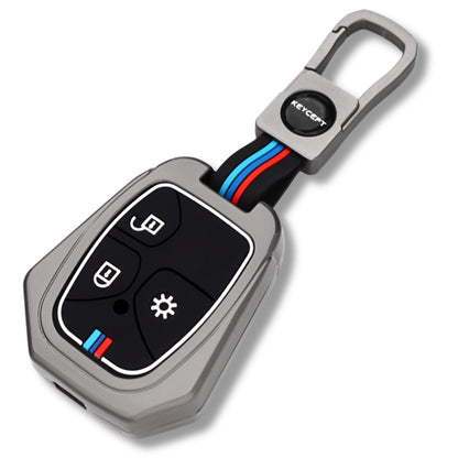 Mahindra Metal Key Cover with Keychain (Type M1).