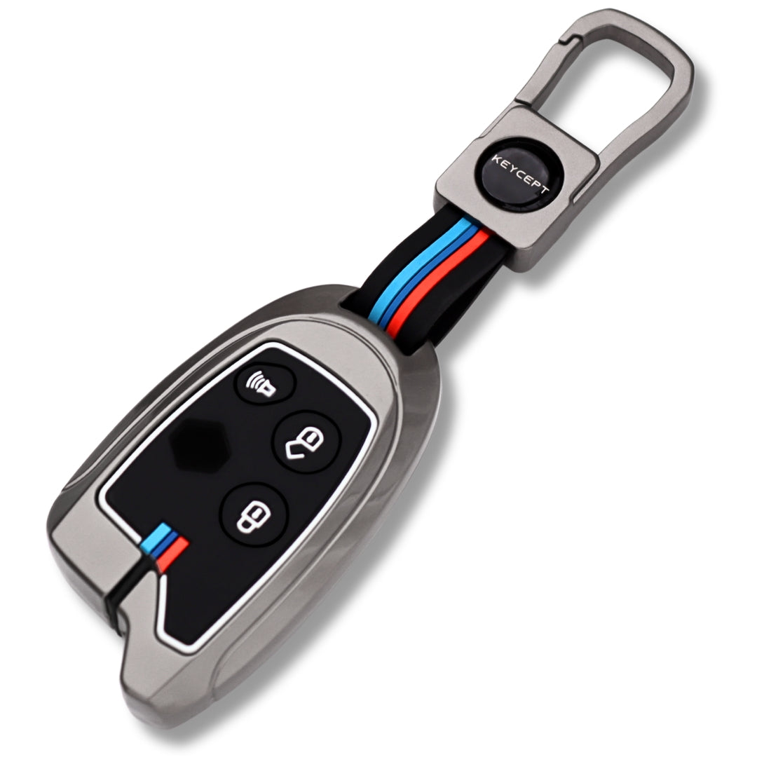 Suzuki Metal Key Cover with Keychain (Type M1).