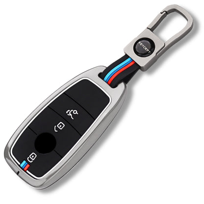 Mercedes Benz Metal Alloy Key Cover with Keychain (Type M1)