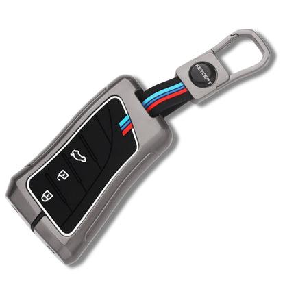 Metal Alloy Key Cover Compatible for Lexus 3 Button Smart Key with Keychain (Type M1)