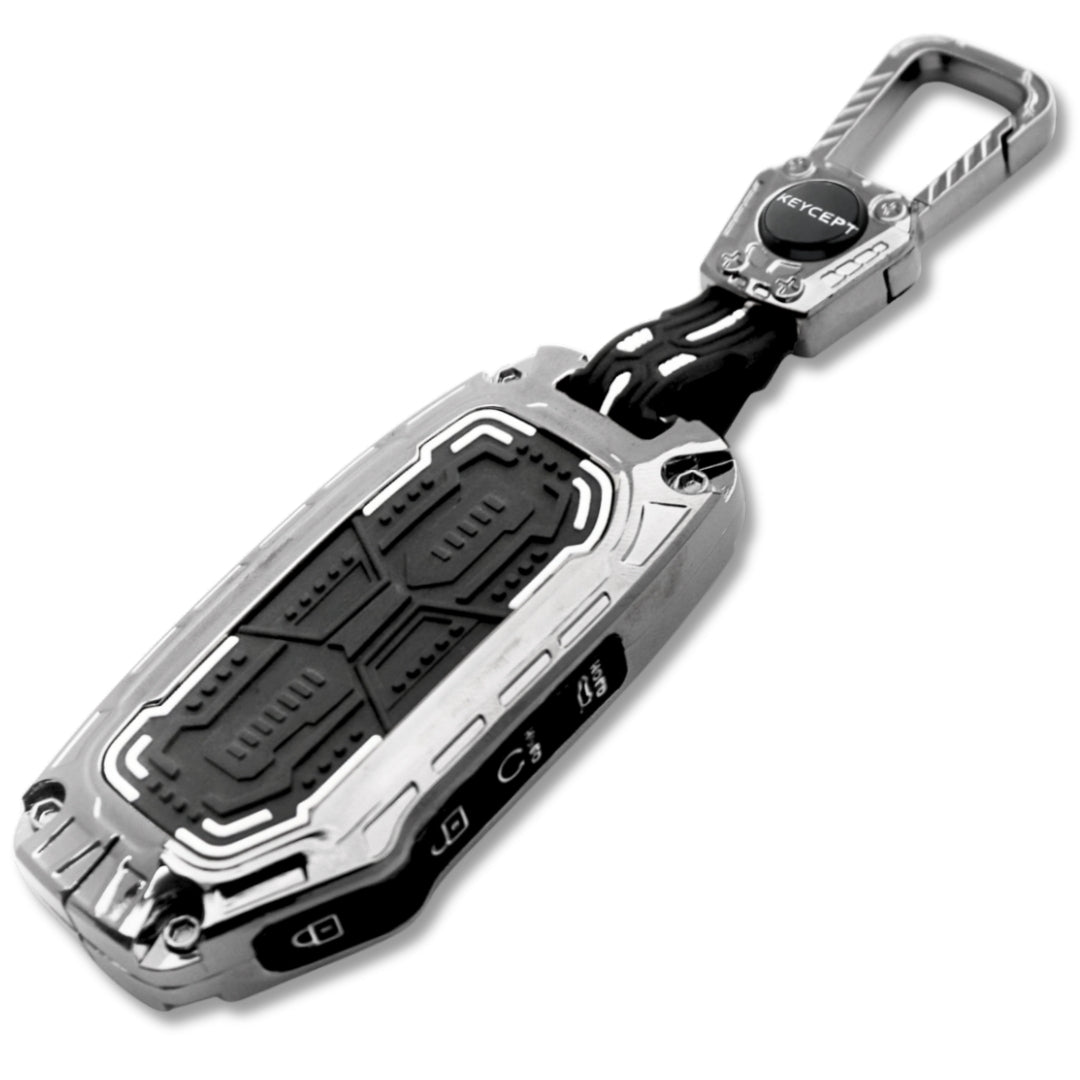 Kia Metal Armor Car Key Cover with Keychain .(Type M4)