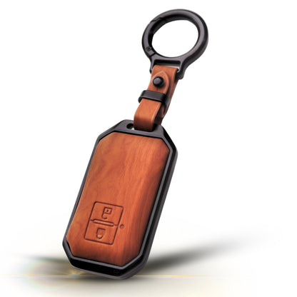 Suzuki Noir Wood Car Key Cover with Keychain (Type M8)