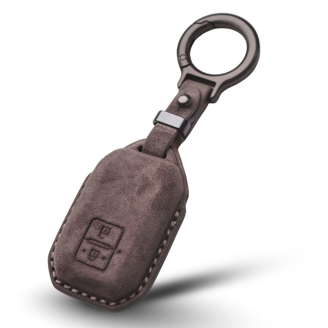 Suzuki Alcantara Crest Car Key Cover with Keychain (Type K10)