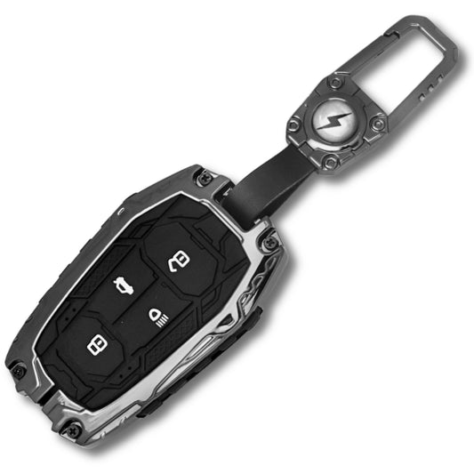 Tata Metal Mecha Key Cover with Keychain (Type M3)
