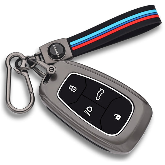 Metal Alloy Key Cover with Keychain (Type M2)