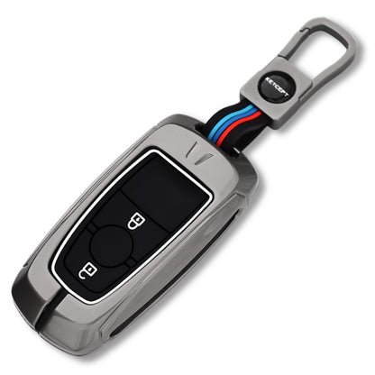 Ford Metal Alloy Key Cover With Keychain. (Type M1)