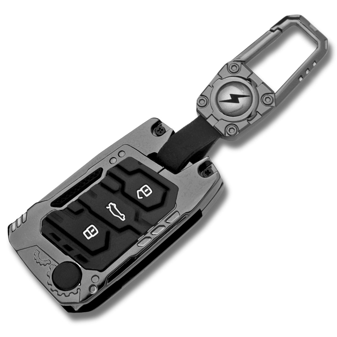 Skoda/ Volkswagen Metal Mecha Key Cover with Keychain (Type M3)