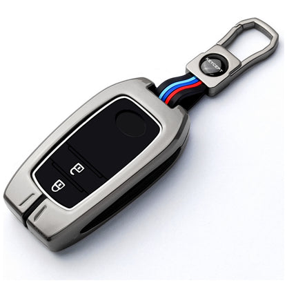 Toyota Metal Alloy Key Cover with Keychain (Type M1)