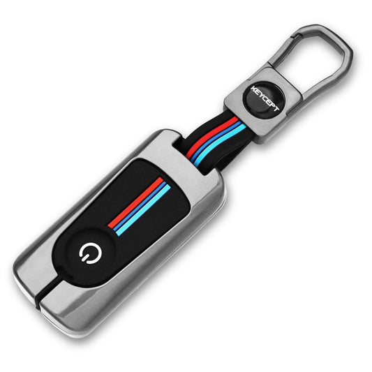 Keycept Metal Alloy Car Key Cover for Yamaha Aerox key with keychain (Type M1)