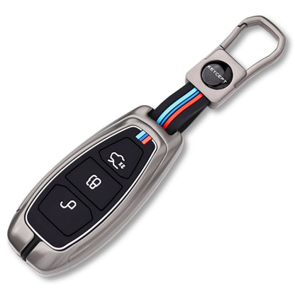 Ford Metal Alloy Key Cover with Keychain (Type M1).
