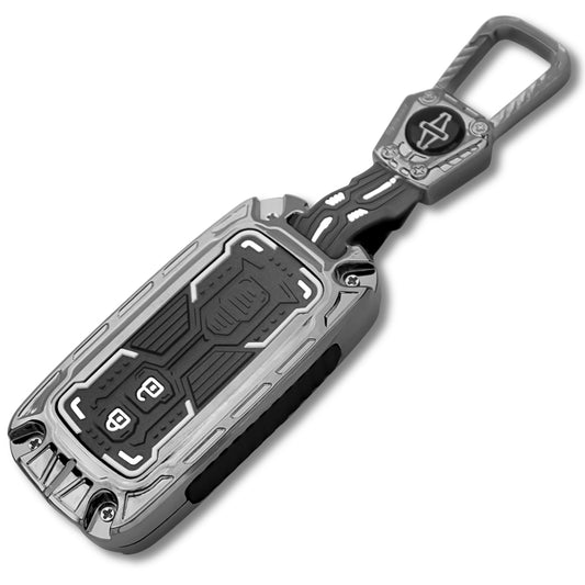Honda Metal Armor Key cover with Keychain.(Type M4)