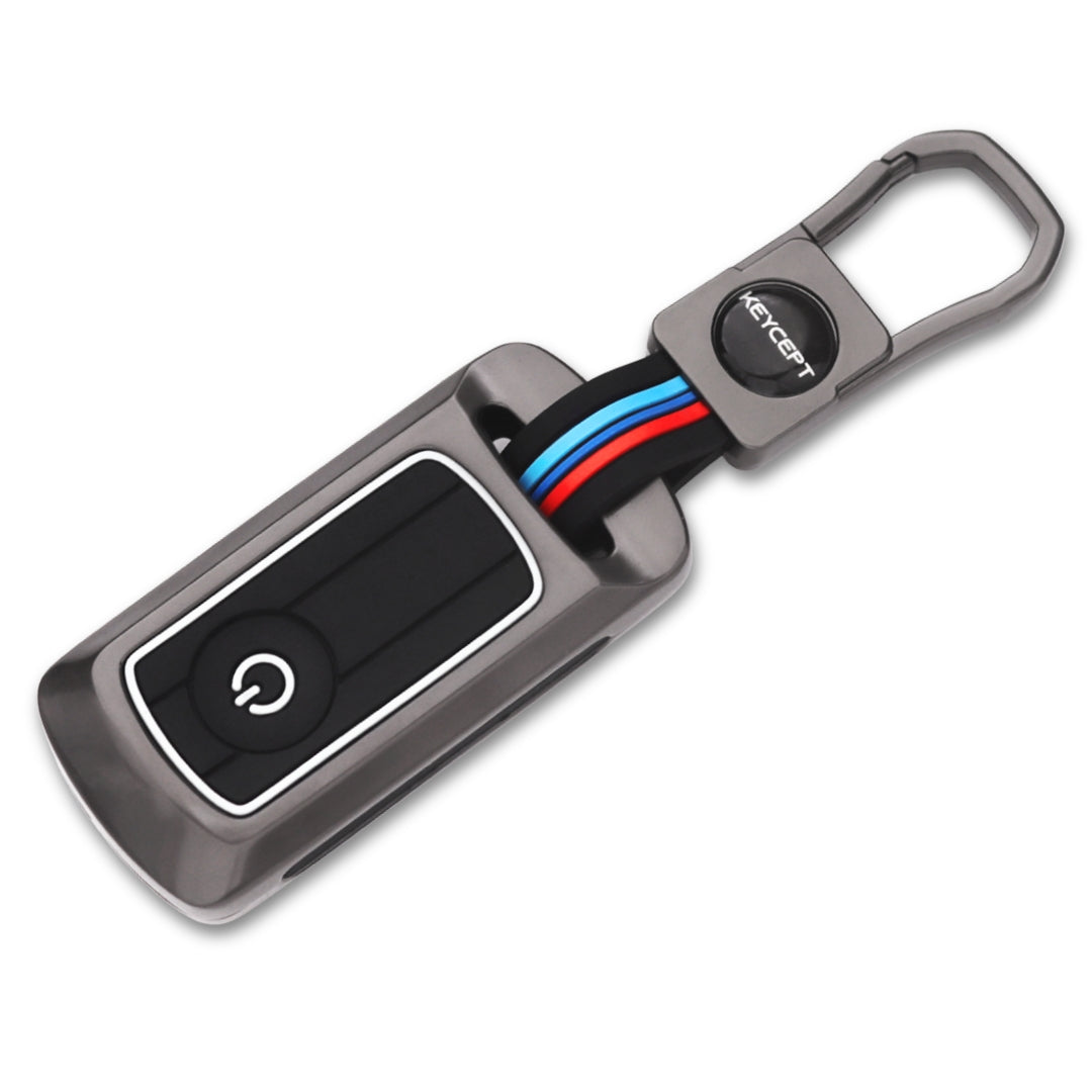 Keycept Metal Alloy Car Key Cover for Yamaha Aerox key with keychain (Type M1)