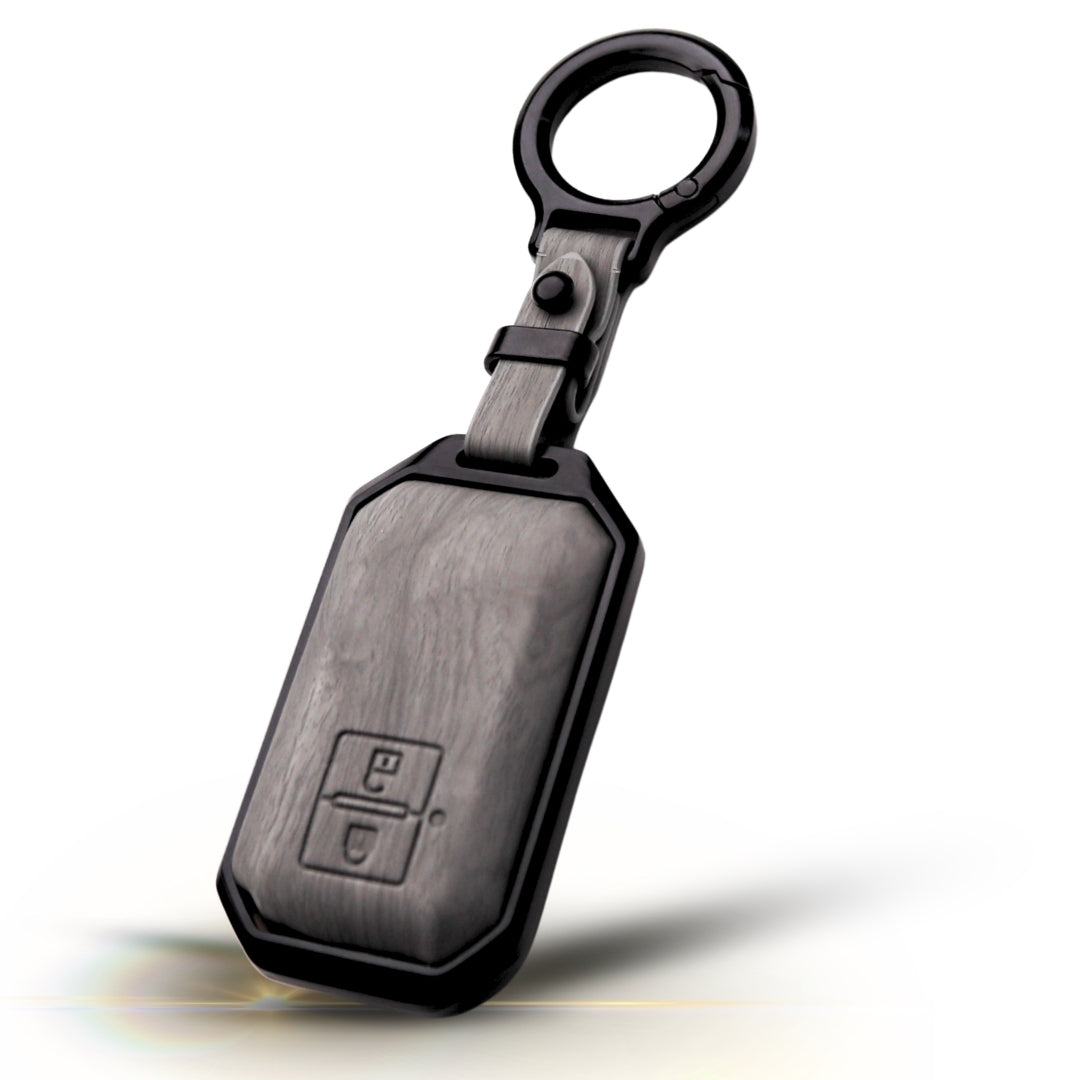 Suzuki Noir Wood Car Key Cover with Keychain (Type M8)