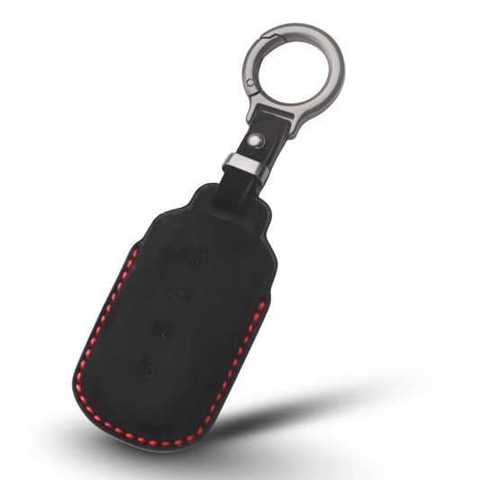 Tata Alcantara Crest Car Key Cover with Keychain (Type K10)
