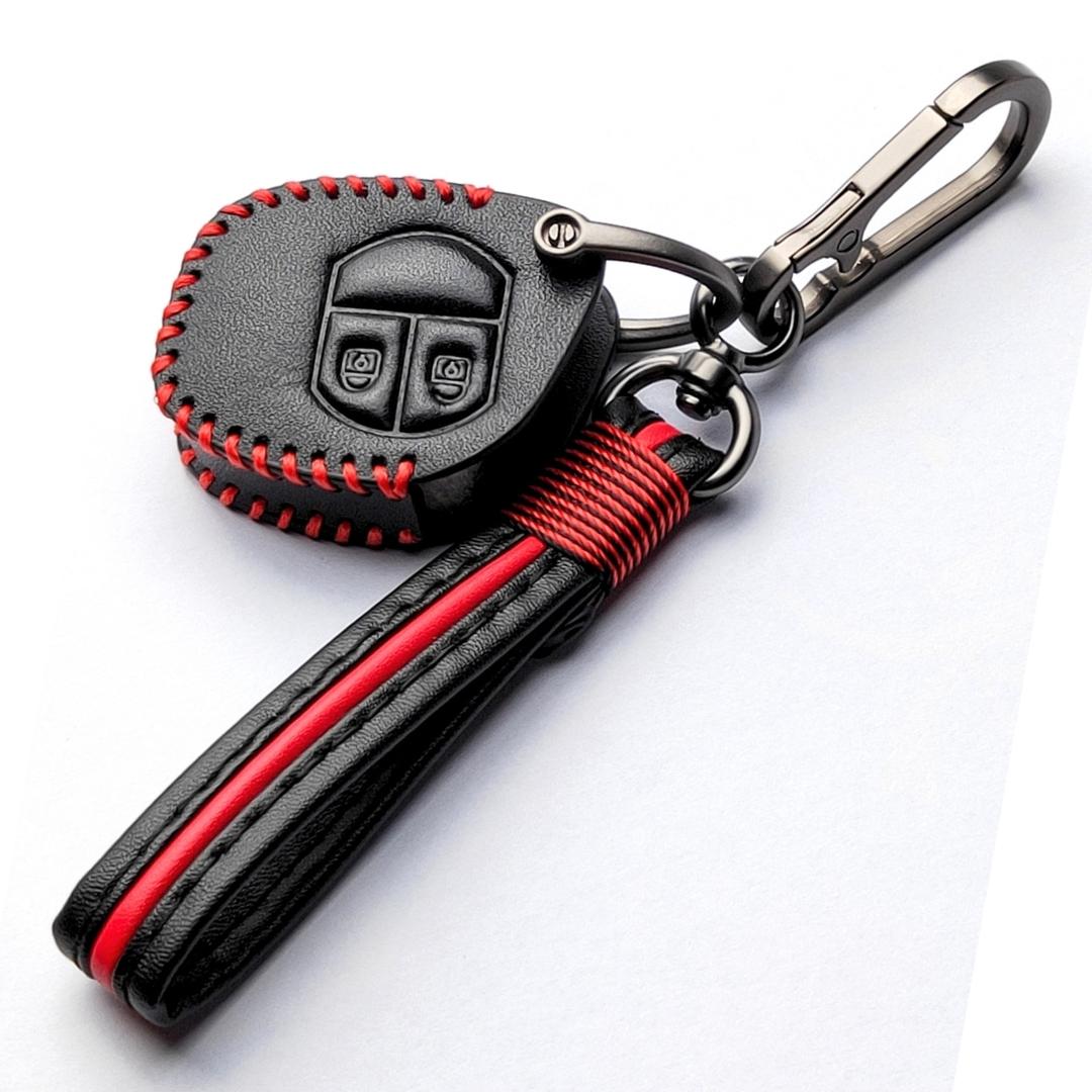 Suzuki Classic Leather Key Cover with keychain