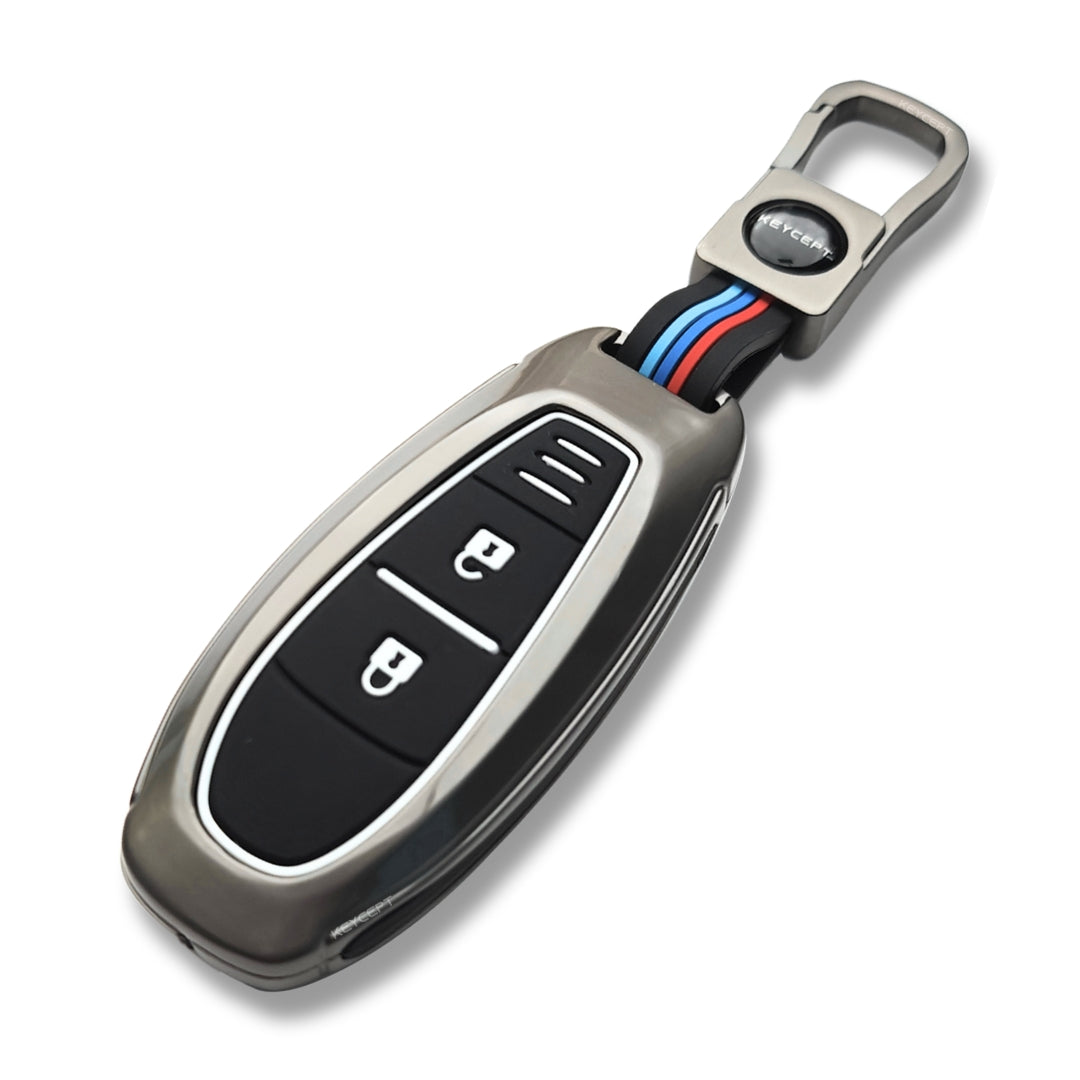 Metal Alloy Keycover Compatible with Suzuki Baleno, Ciaz, Grand Vitara ...