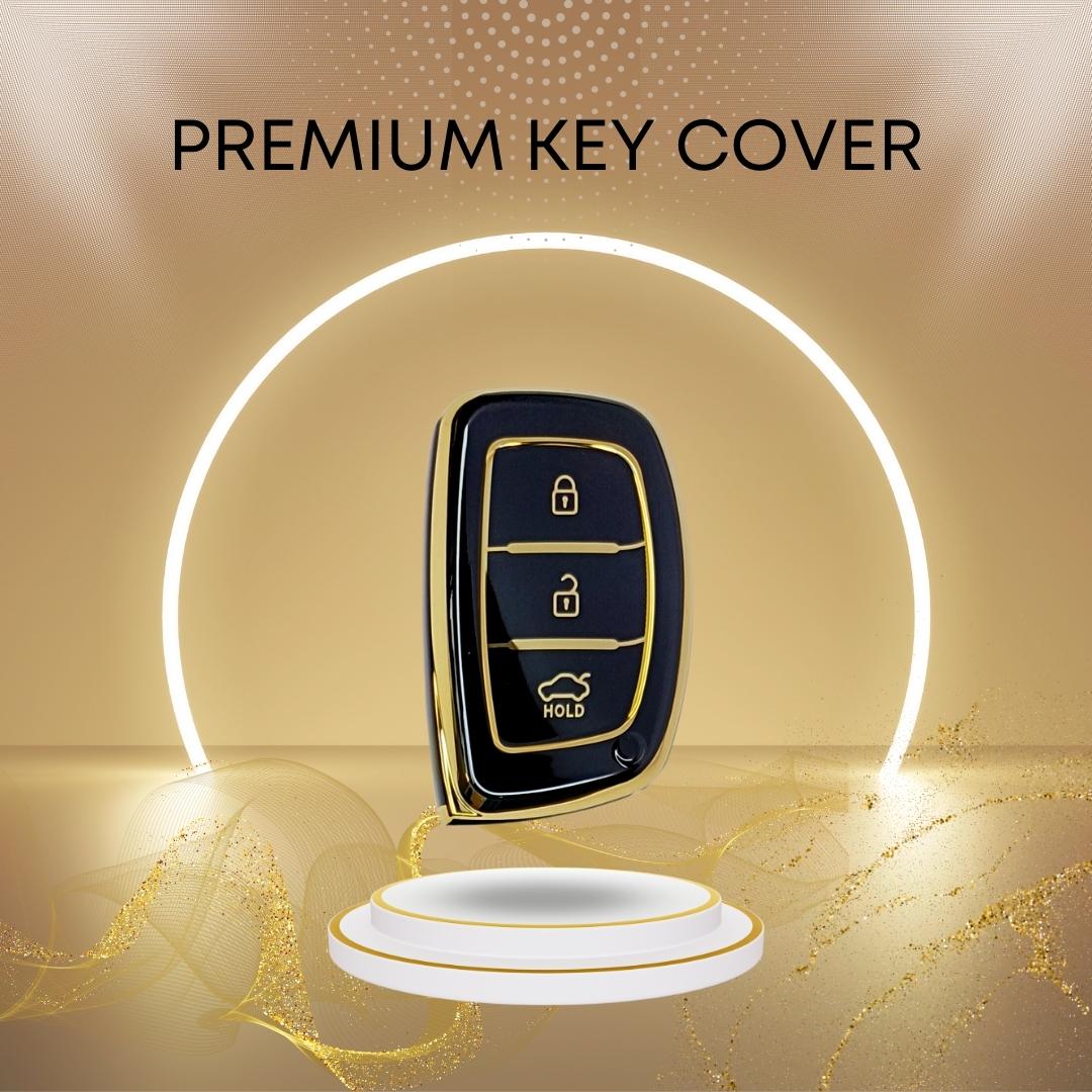 TPU Key Cover compatible for Hyundai i20 New, Venue, Nios, Aura, Creta