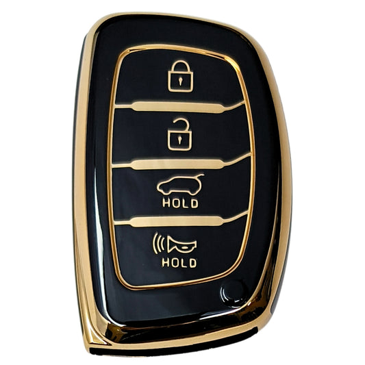 hyundai elantra 4b smart tpu black key case accessories
