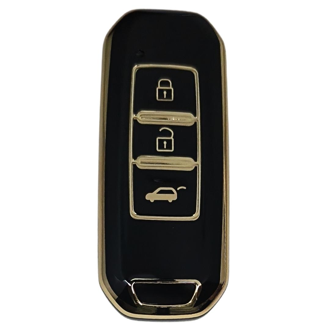 mg hector 3 button smart tpu key accessories