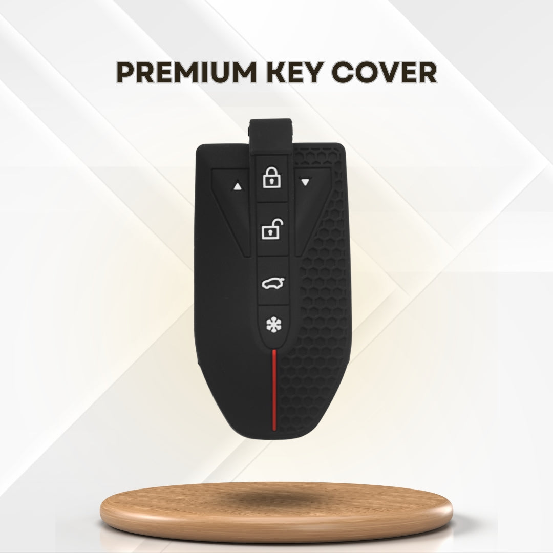 Mahindra Silicone key cover with keychain .