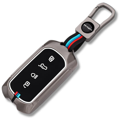 Tata Metal Alloy Key Cover with Keychain.(Type M1)
