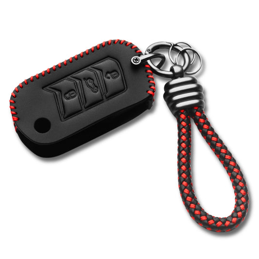 Mahindra Classic Leather Key Cover with Keychain K3