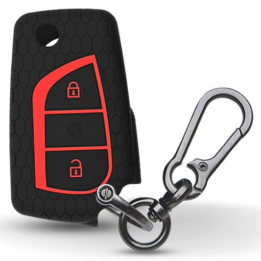 Toyota Silicone Key Cover with Keychain (Type 1)