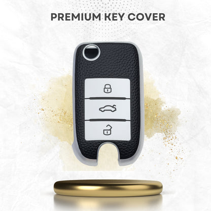 MG TPU Leather Key Cover with Keychain