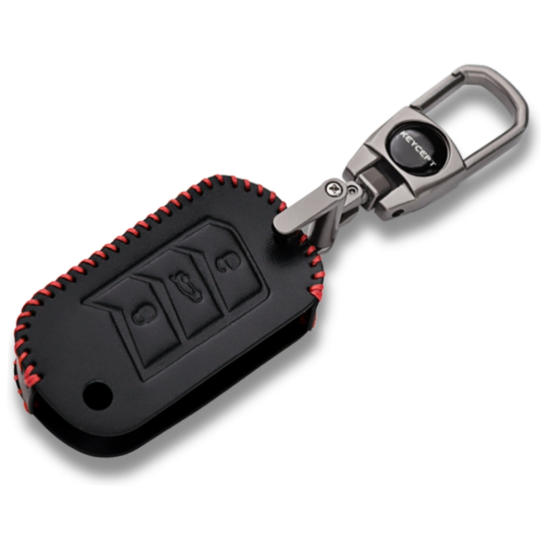 Car Key Cover for Mahindra Scorpio, XUV 300, Marazzo, 3XO, XUV 700, XUV 400 EV, Bolero, Thar, Thar Roxx with Keychain.