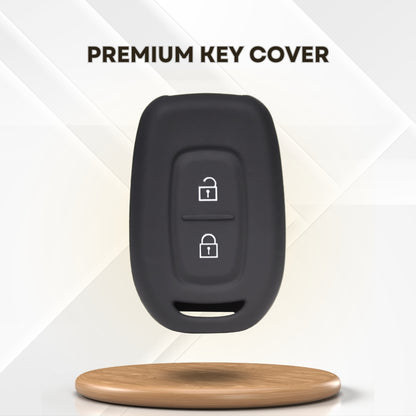 Renault Silicone Key Cover with Keychain (Type K2)