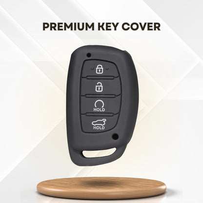 Hyundai Silicone Key Cover with keychain (Type K1)