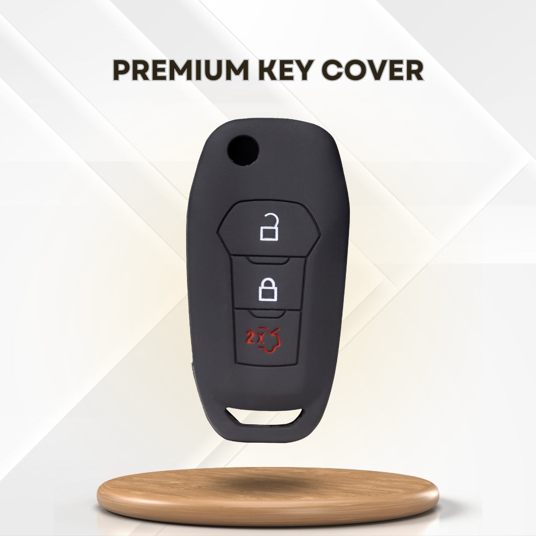 Ford Silicone Key Cover with Keychain (Type K1)