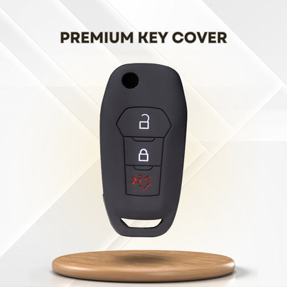 Ford Silicone Key Cover with Keychain (Type K1)