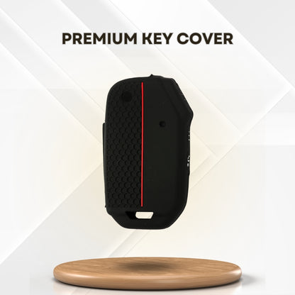 Kia Silicone key cover with keychain (Type K1)