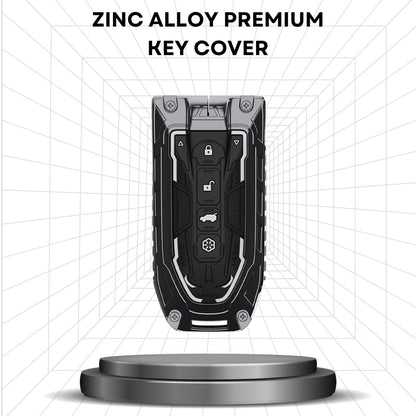 Mahindra Metal Armor key cover with Keychain  (Type M4)