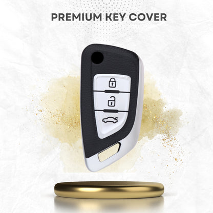 Universal TPU Leather Key Cover With Keychain. (Type K5)