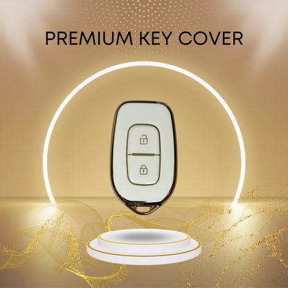 Renault Gold Line TPU Key Cover with Keychain