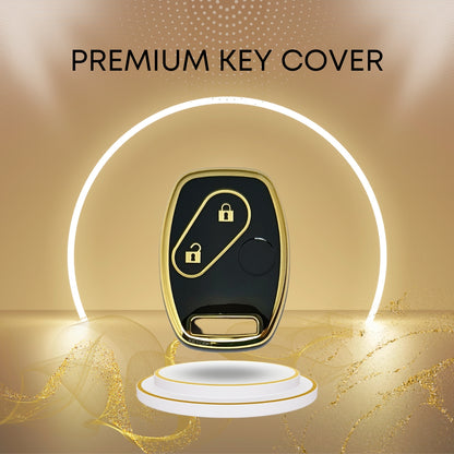 honda accord city civic amaze 2 button remote tpu black gold key accessories keychain