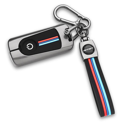 Keycept Metal Alloy Car Key Cover for Yamaha Aerox key with keychain (Type M2)